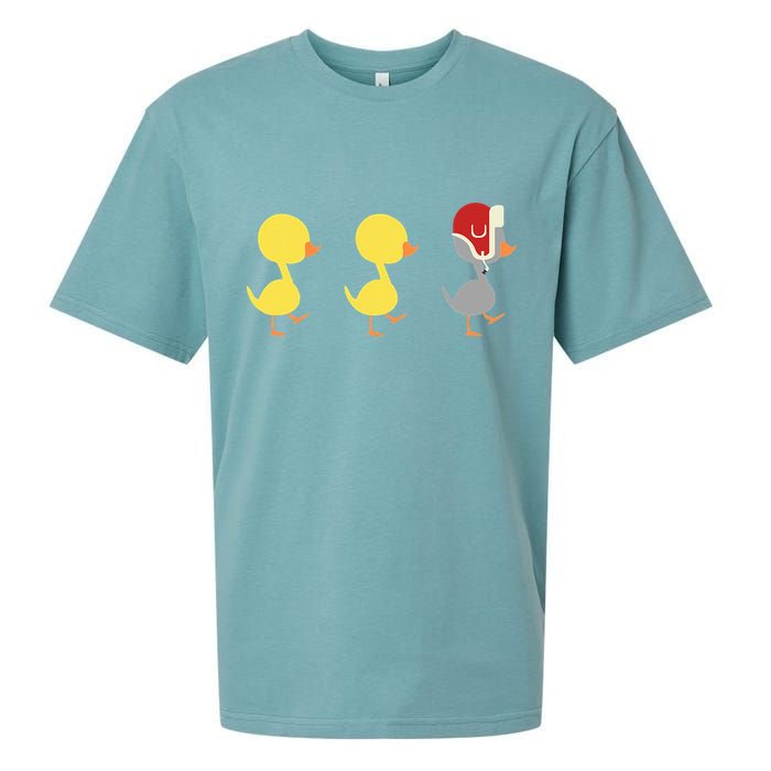 Minnesota Duck Duck Grey Duck Sueded Cloud Jersey T-Shirt
