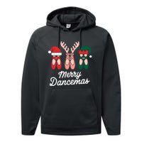 Merry Dancemas Dance Ballerina Pointe Shoe Christmas Performance Fleece Hoodie