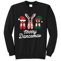 Merry Dancemas Dance Ballerina Pointe Shoe Christmas Sweatshirt