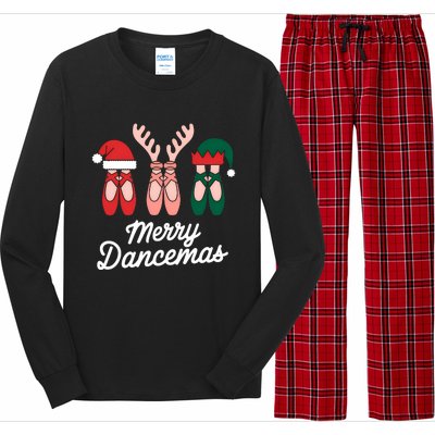 Merry Dancemas Dance Ballerina Pointe Shoe Christmas Long Sleeve Pajama Set