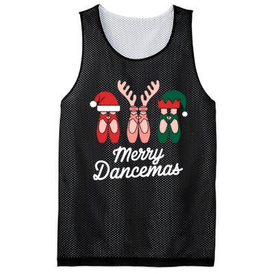 Merry Dancemas Dance Ballerina Pointe Shoe Christmas Mesh Reversible Basketball Jersey Tank