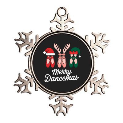 Merry Dancemas Dance Ballerina Pointe Shoe Christmas Metallic Star Ornament