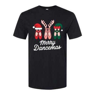 Merry Dancemas Dance Ballerina Pointe Shoe Christmas Softstyle CVC T-Shirt