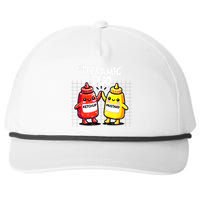 Mustard Dynamic Duo Best Friends Funny Condiment Snapback Five-Panel Rope Hat