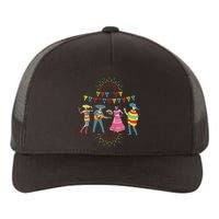 Mariachi Dia De Los Muertos Yupoong Adult 5-Panel Trucker Hat