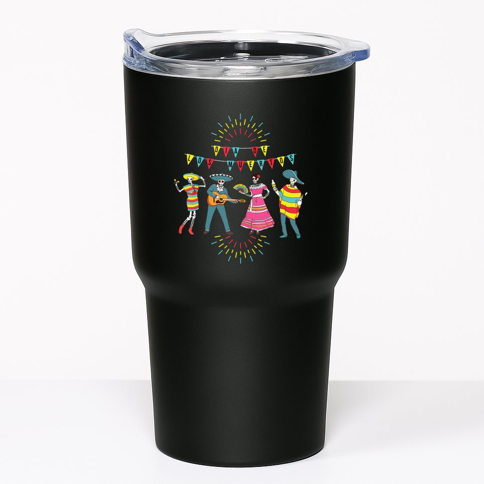 Mariachi Dia De Los Muertos Tumbler
