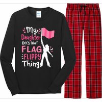 My Daughter Does Color Guard Mom Dad Parents Long Sleeve Pajama Set