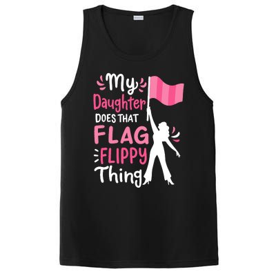 My Daughter Does Color Guard Mom Dad Parents PosiCharge Competitor Tank