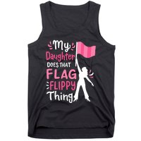 My Daughter Does Color Guard Mom Dad Parents Tank Top