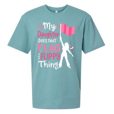 My Daughter Does Color Guard Mom Dad Parents Sueded Cloud Jersey T-Shirt