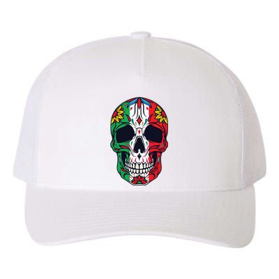 Mexican Dia De Los Muertos Day Of The Dead Yupoong Adult 5-Panel Trucker Hat