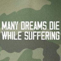Many Dreams Die While Suffering Motivation Saying Legacy Tie Dye Trucker Hat