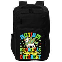 Magically Different Dabbing Unicorn Autism Awareness Puzzle Gift Impact Tech Backpack
