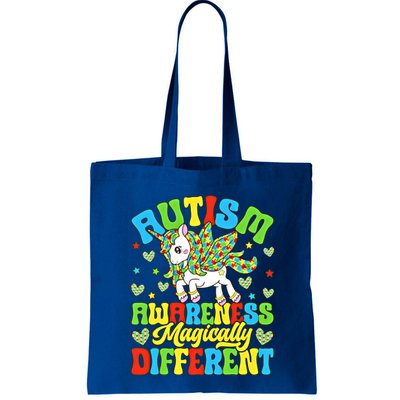 Magically Different Dabbing Unicorn Autism Awareness Puzzle Gift Bag