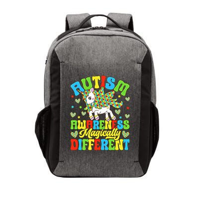 Magically Different Dabbing Unicorn Autism Awareness Puzzle Gift Vector Backpack