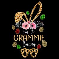 Mother's Day Easter Gifts Flower Grammie Leopard Bunny Sustainable Bucket Hat