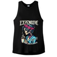 Mothers Day Expensive Difficult And Talks Back Ladies PosiCharge Tri-Blend Wicking Tank