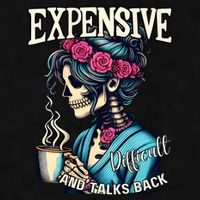 Mothers Day Expensive Difficult And Talks Back Ladies PosiCharge Tri-Blend Wicking Tank