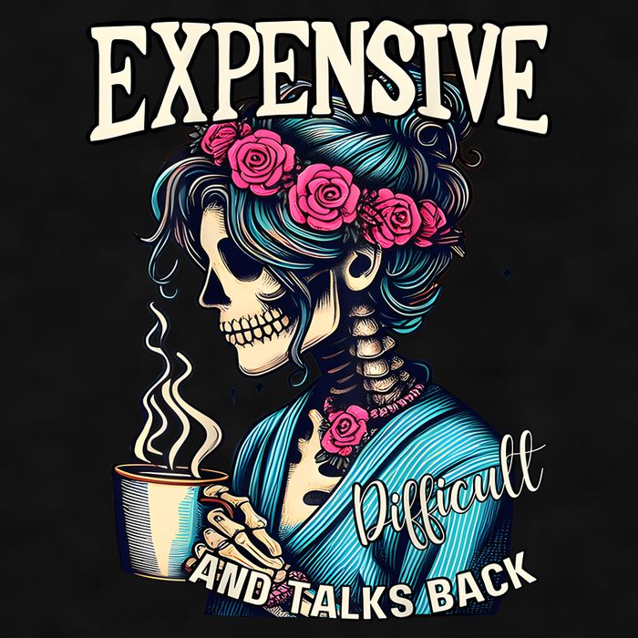 Mothers Day Expensive Difficult And Talks Back Ladies PosiCharge Tri-Blend Wicking Tank