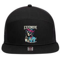 Mothers Day Expensive Difficult And Talks Back 7 Panel Mesh Trucker Snapback Hat