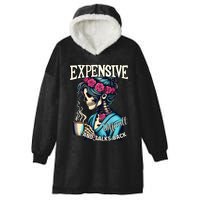 Mothers Day Expensive Difficult And Talks Back Hooded Wearable Blanket