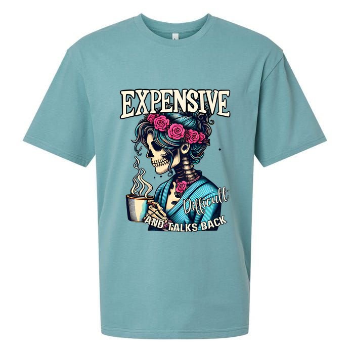 Mothers Day Expensive Difficult And Talks Back Sueded Cloud Jersey T-Shirt