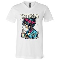 Mothers Day Expensive Difficult And Talks Back V-Neck T-Shirt