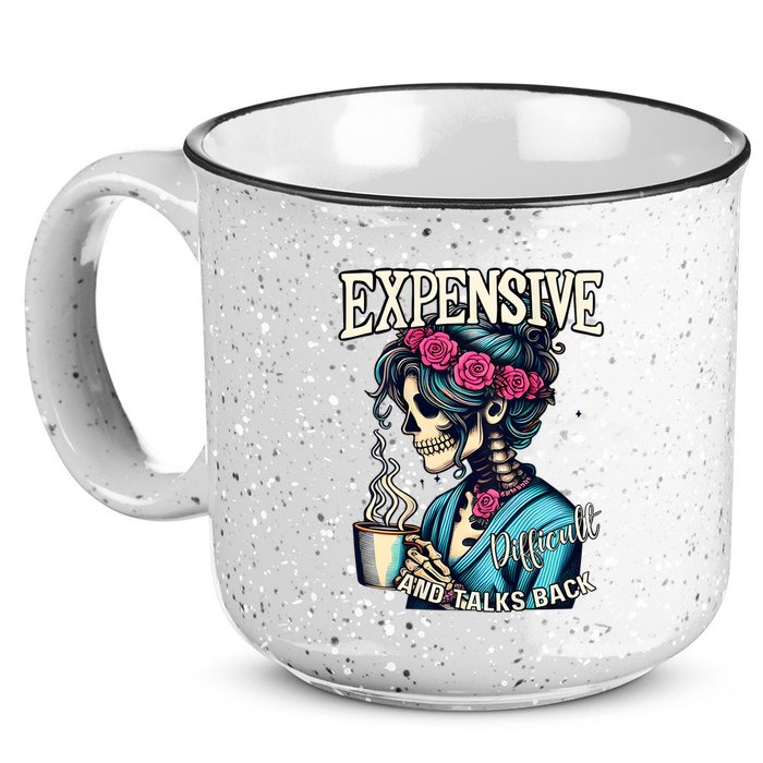 Mothers Day Expensive Difficult And Talks Back 15oz Campfire Ceramic Mug