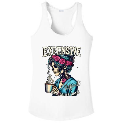 Mothers Day Expensive Difficult And Talks Back Ladies PosiCharge Competitor Racerback Tank
