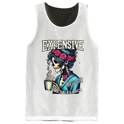 Mothers Day Expensive Difficult And Talks Back Mesh Reversible Basketball Jersey Tank