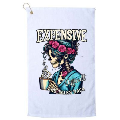 Mothers Day Expensive Difficult And Talks Back Golf Towel