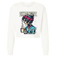 Mothers Day Expensive Difficult And Talks Back Cropped Pullover Crew