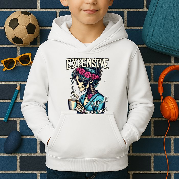 Mothers Day Expensive Difficult And Talks Back Kids Hoodie