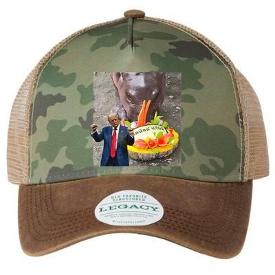 Moo Deng Endorsed Trump Hippo Predicting TrumpS Victory Legacy Tie Dye Trucker Hat