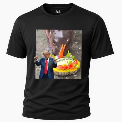 Moo Deng Endorsed Trump Hippo Predicting TrumpS Victory Performance Shirt