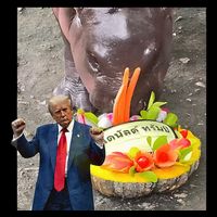 Moo Deng Endorsed Trump Hippo Predicting TrumpS Victory Impact Tech Backpack