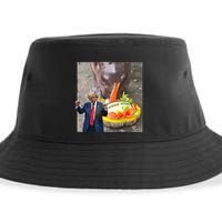 Moo Deng Endorsed Trump Hippo Predicting TrumpS Victory Sustainable Bucket Hat