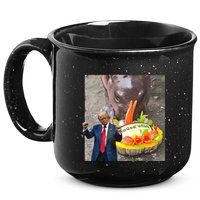 Moo Deng Endorsed Trump Hippo Predicting TrumpS Victory 15oz Campfire Ceramic Mug