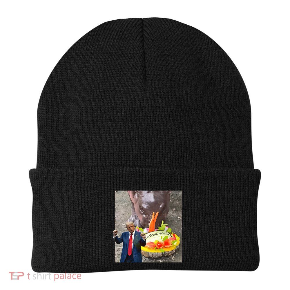 Moo Deng Endorsed Trump Hippo Predicting TrumpS Victory Beanie