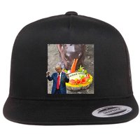 Moo Deng Endorsed Trump Hippo Predicting TrumpS Victory Flatbill Hat