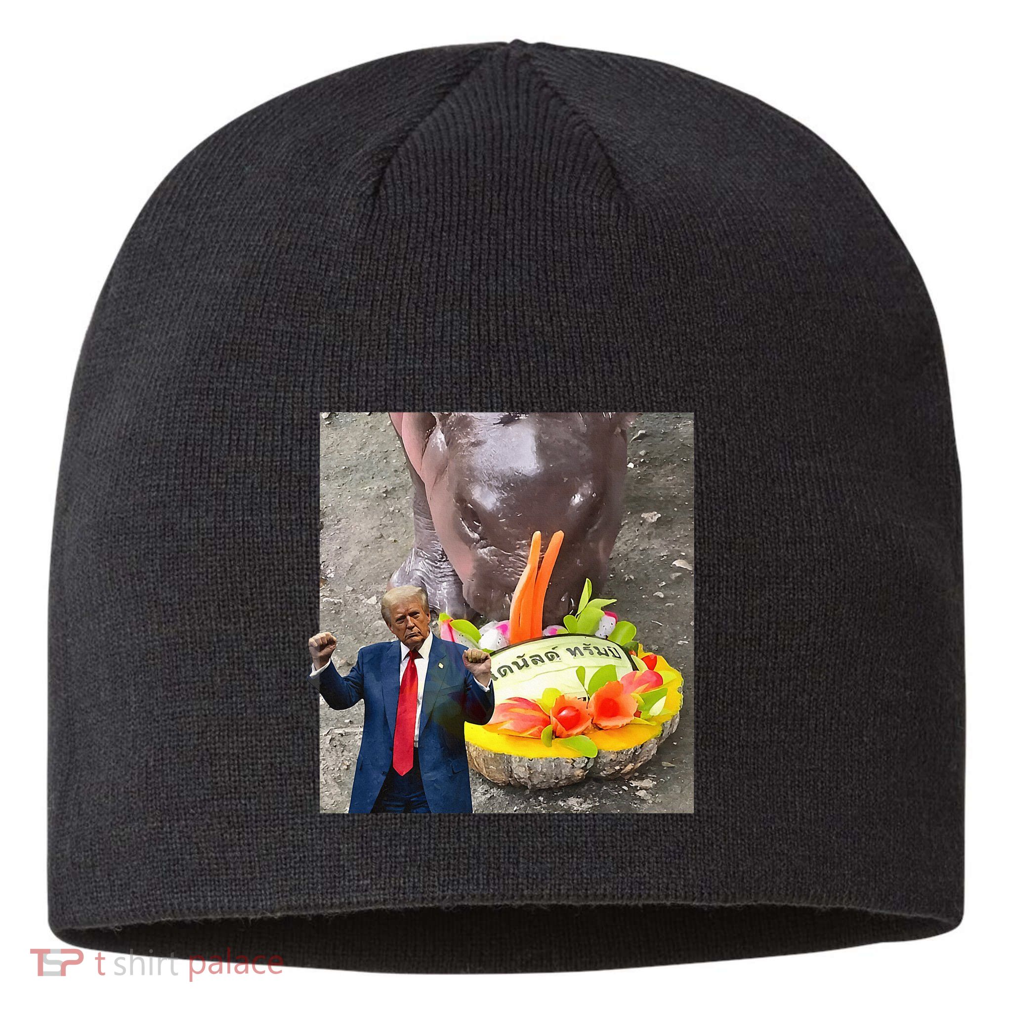 Moo Deng Endorsed Trump Hippo Predicting TrumpS Victory Sustainable Beanie