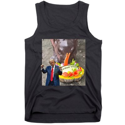 Moo Deng Endorsed Trump Hippo Predicting TrumpS Victory Tank Top