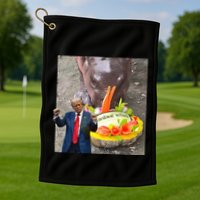 Moo Deng Endorsed Trump Hippo Predicting TrumpS Victory Golf Towel