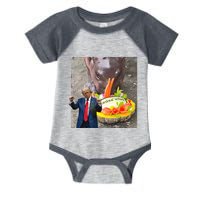 Moo Deng Endorsed Trump Hippo Predicting TrumpS Victory Infant Baby Jersey Bodysuit