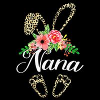 Mother's Day Easter Gifts Flower Nana Leopard Bunny Sustainable Bucket Hat