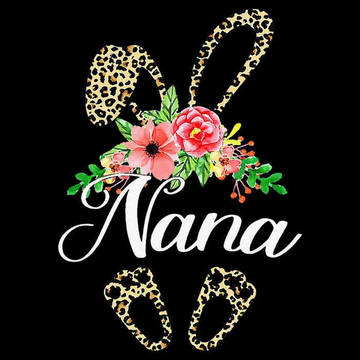 Mother's Day Easter Gifts Flower Nana Leopard Bunny Sustainable Bucket Hat
