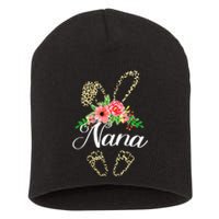 Mother's Day Easter Gifts Flower Nana Leopard Bunny Short Acrylic Beanie