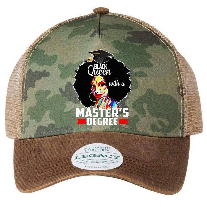 M.A.S.T.E.R.S Degree Educated Melanin Black Queen Graduation Legacy Tie Dye Trucker Hat