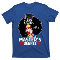 M.A.S.T.E.R.S Degree Educated Melanin Black Queen Graduation T-Shirt