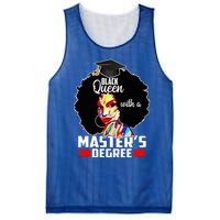 M.A.S.T.E.R.S Degree Educated Melanin Black Queen Graduation Mesh Reversible Basketball Jersey Tank